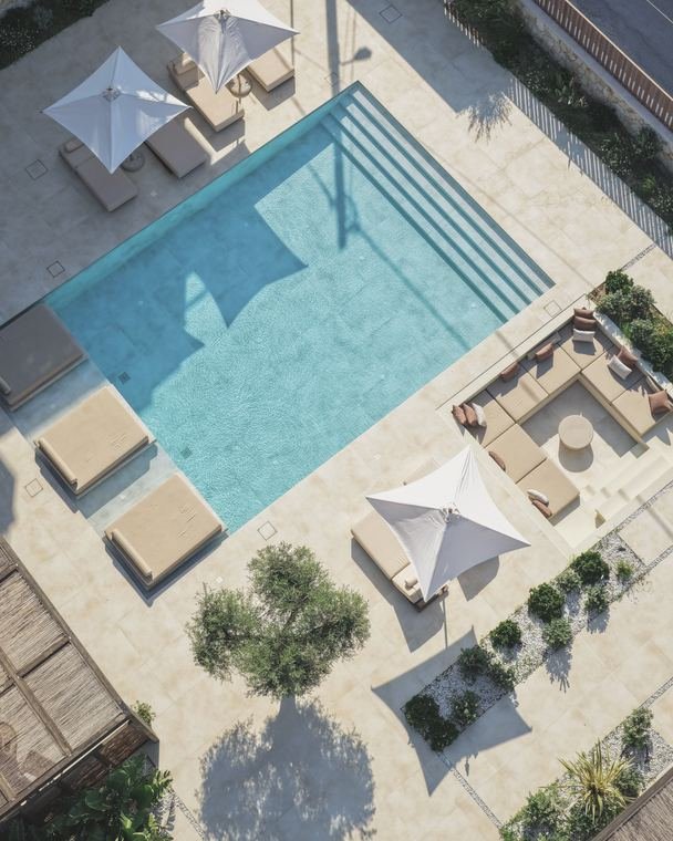 The estate from above